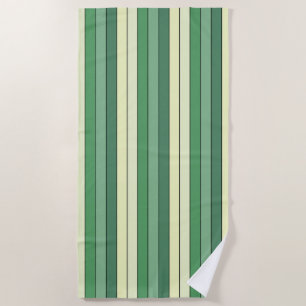 Wintergrün-gelbe Streifen auf Wasserfarbenpapier  Strandtuch
