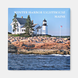 Winterhafen Leuchtturm, Maine Magnet