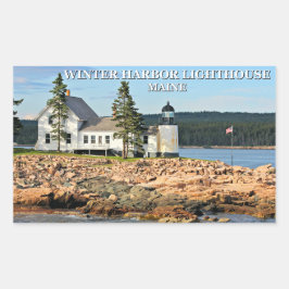 Winterhafen Leuchtturm, Maine Stickers