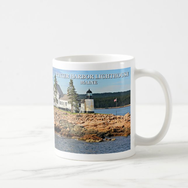 Winterhafen Leuchtturm, Maine Tasse (Rechts)