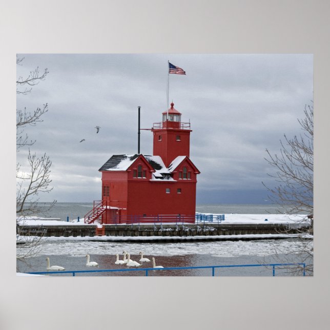 Winterhafen Poster (Vorne)