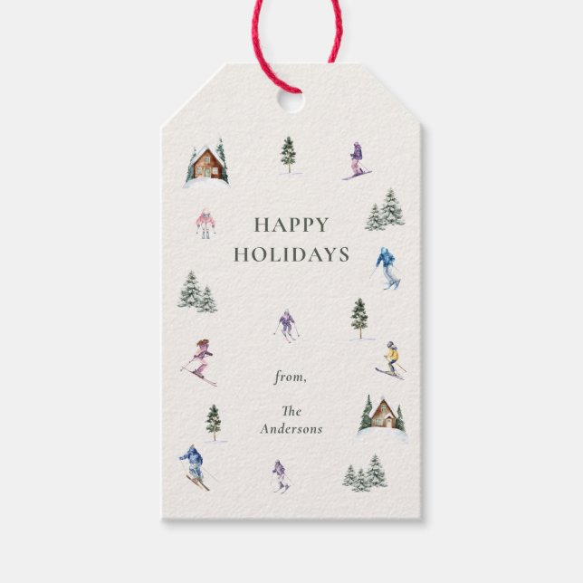 WINTERHÄNGE  GESCHENKANHÄNGER (Vorderseite)