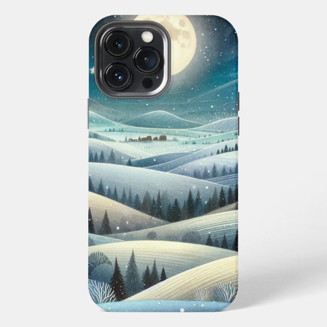 Winterhänge iPhone Hülle (Rückseite)