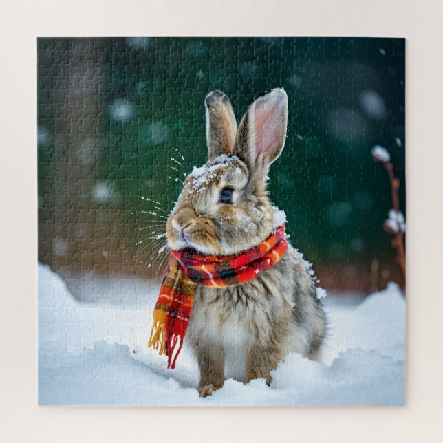 Winterhasen-Puzzle Puzzle (Vertikal)