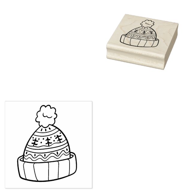 WinterHat Gummistempel (Stempel)