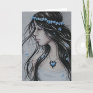 Winterherz-Grußkarte Karte