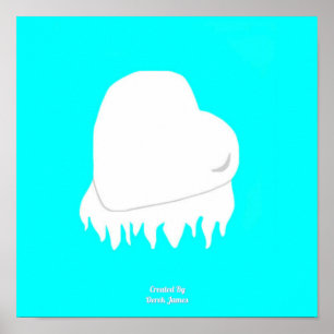 Winterherz-Poster Poster