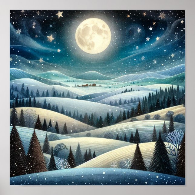 Winterhillside Poster (Vorne)