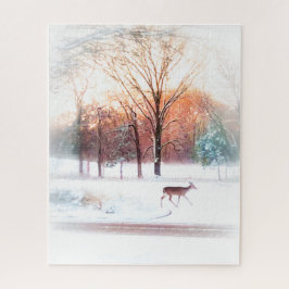 Winterhirsche 3 puzzle