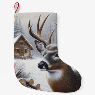 Winterhirsche/Buckkunst Kleiner Weihnachtsstrumpf