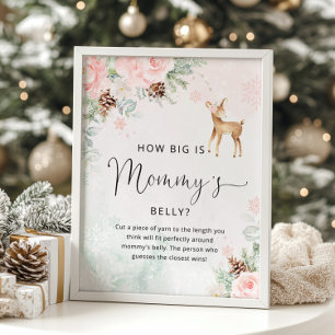 Winterhirsche wie groß ist das Bauchposter der Mam Poster