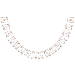 Winterhirschröte wink immergrünes Mädchen Geburtst Wimpelkette