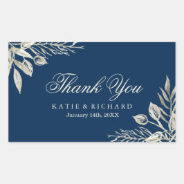 Winterhochzeit Danke Ihnen Stickers