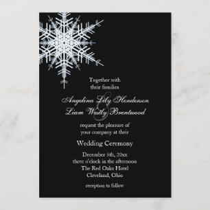 Winterhochzeit Einladung