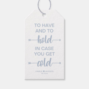 Winterhochzeit Geschenkanhänger