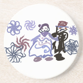 Winterhochzeit  getränkeuntersetzer
