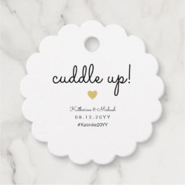 Winterhochzeit oder Schwärmen Geschenkanhänger