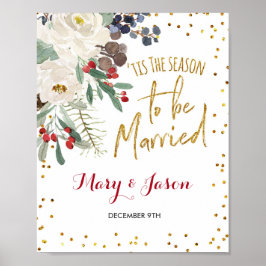 Winterhochzeit Poster