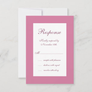 Winterhochzeit RSVP Karte