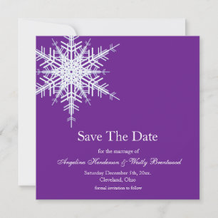 Winterhochzeit Save the Date