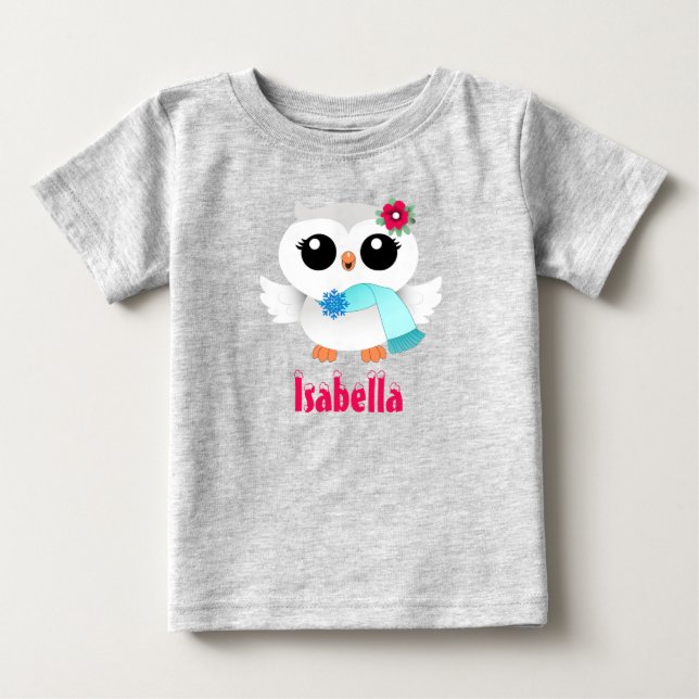 Winterhuhn Baby T-shirt (Vorderseite)