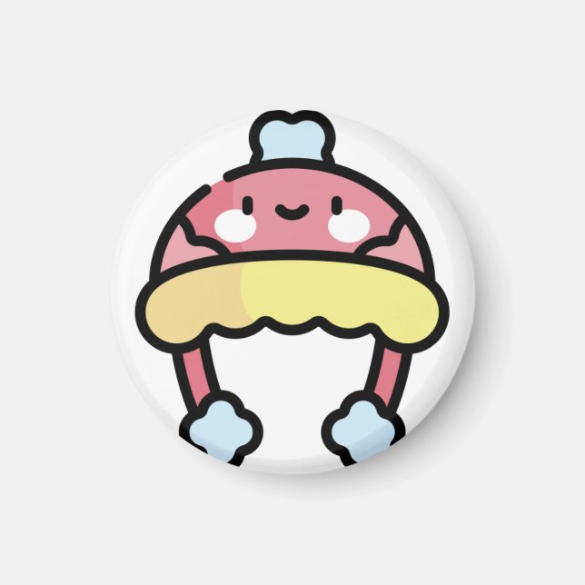 Winterhut Magnet (Vorne)