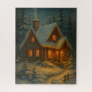 Winterhütten-Rätsel Puzzle