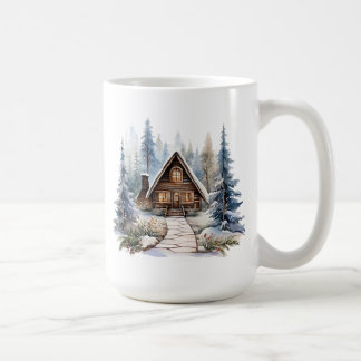 Winterhütten-Tasse Kaffeetasse