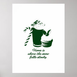 Winterillustration poster