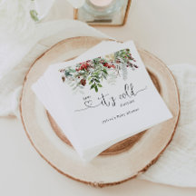 Winterimmergrüne Babydusche