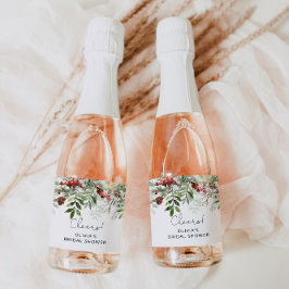 Winterimmergrünes Brautparty Sparkling Weinkeller