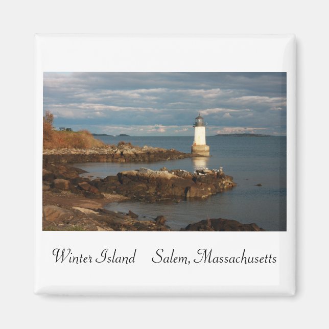 Winterinsel Magnet (Vorne)