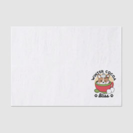 Winterkakaoglas - Niedlicher Hund im Design von Ta Seidenpapier