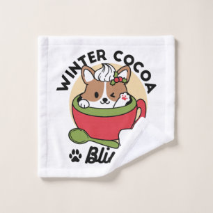 Winterkakaoglas - Niedlicher Hund im Design von Ta Waschlappen