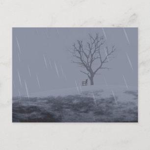 Winterkalte Postkarte