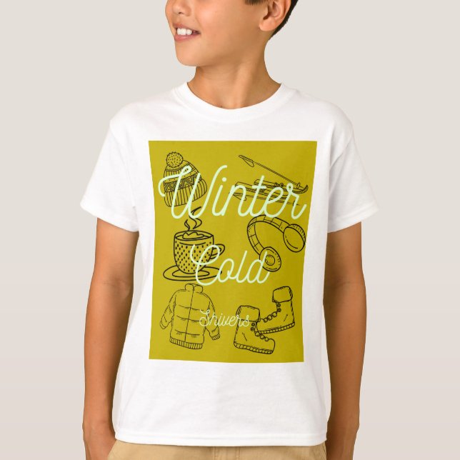 Winterkältefliesen T-Shirt (Vorderseite)