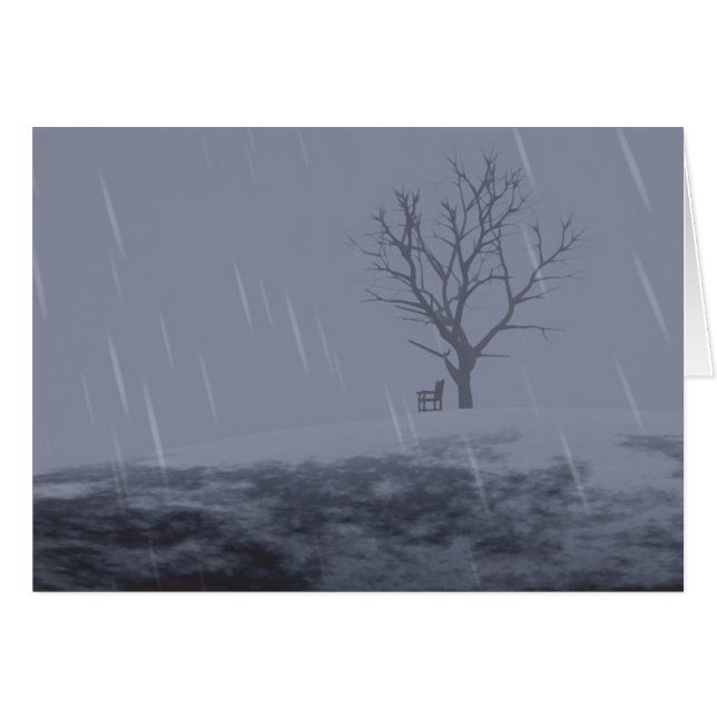 Winterkältekarte (Vorderseite (Horizontal))