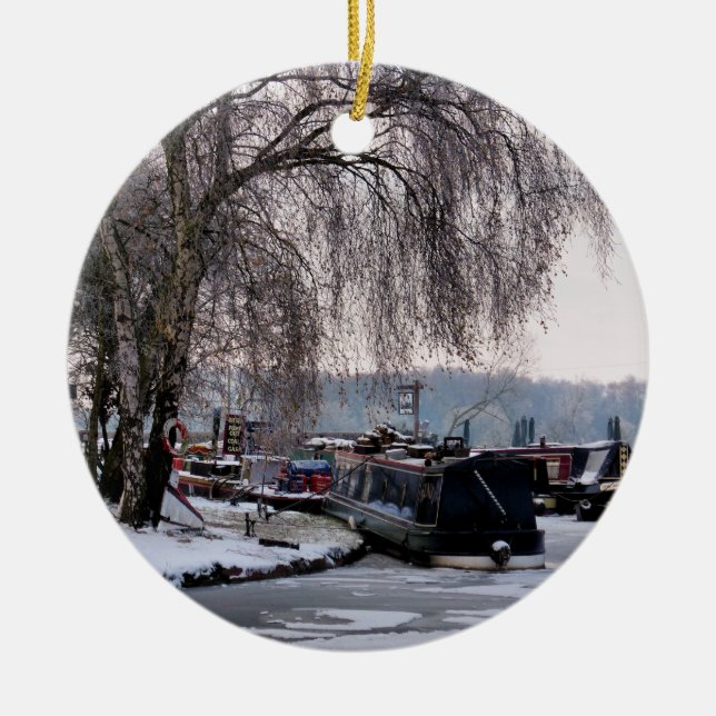 WINTERKANAL KERAMIKORNAMENT (Vorne)