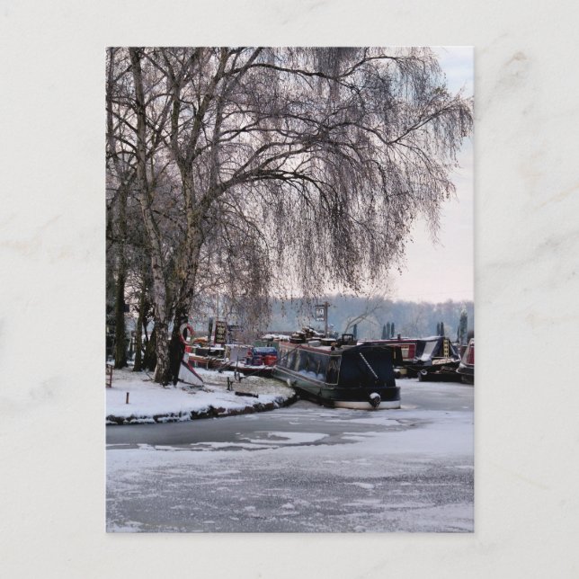 WINTERKANAL POSTKARTE (Vorderseite)