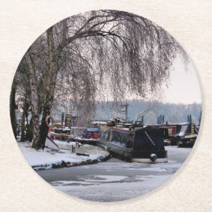 WINTERKANAL RUNDER PAPPUNTERSETZER