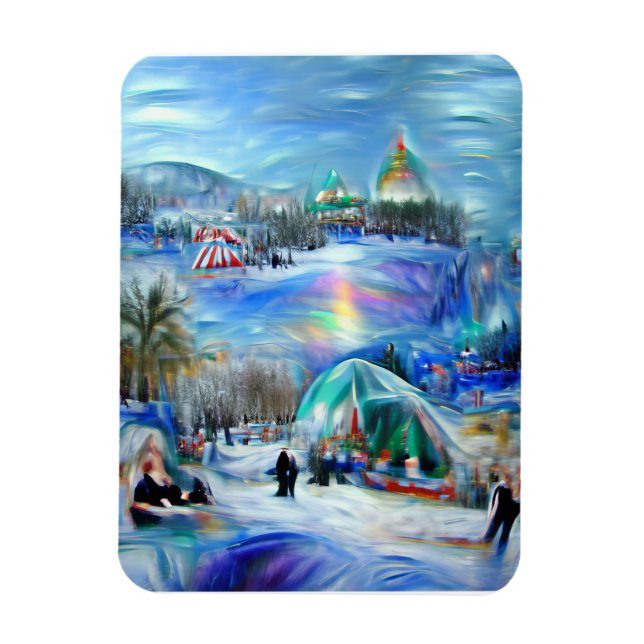 Winterkarneval Magnet (Vertikal)