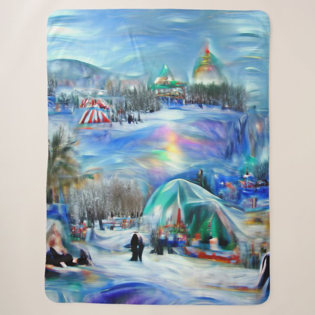Winterkarneval Sherpadecke (Vorderseite)