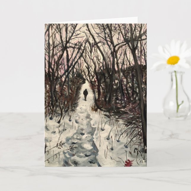 Winterkarte 2021 karte (Kleine Pflanze)