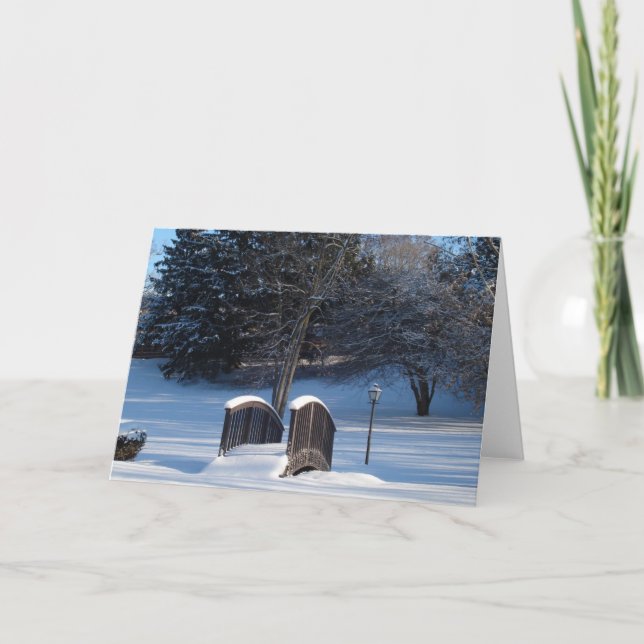 Winterkarte Karte (Vorderseite)