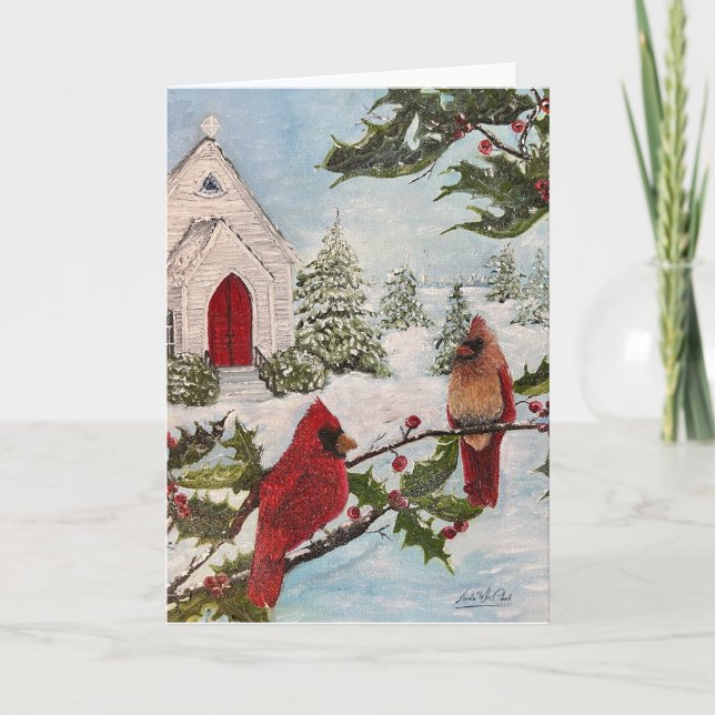 Winterkarte Karte (Vorderseite)