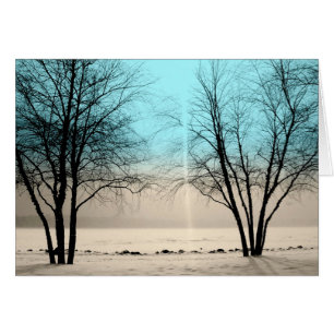 WINTERKARTE: Lake Harriet, "Dusk", Mpls, MN_