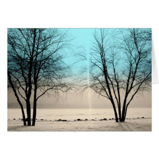 WINTERKARTE: Lake Harriet, "Dusk", Mpls, MN_