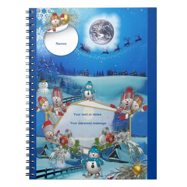 WinterkartenNotebook Notizblock (Vorderseite)