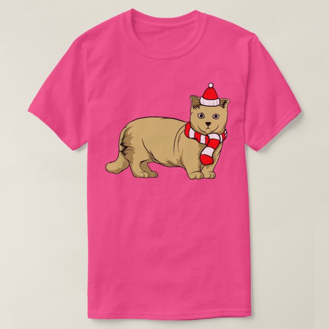 Winterkatze T-Shirt (Design vorne)