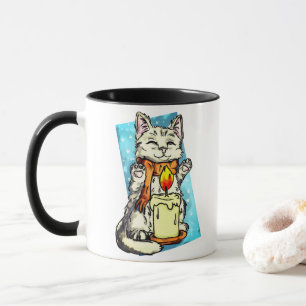 Winterkatze Tasse